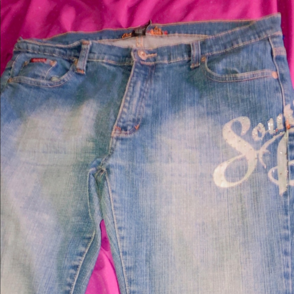 Y2K South Pole mid rise bootcut jeans